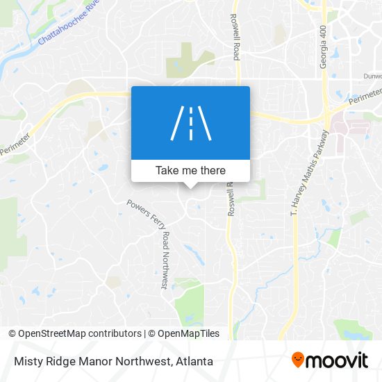 Misty Ridge Manor Northwest map