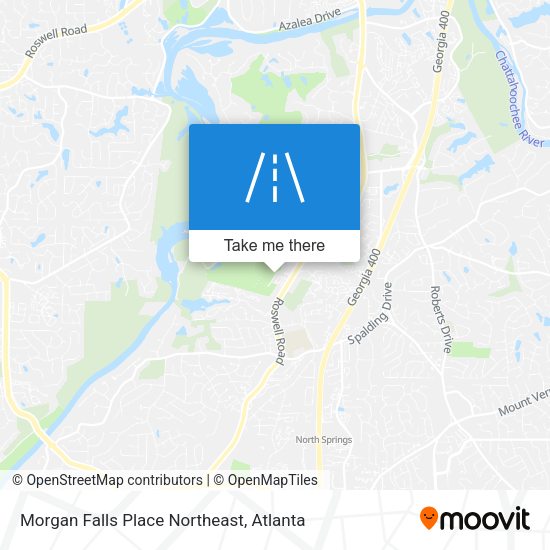 Morgan Falls Place Northeast map