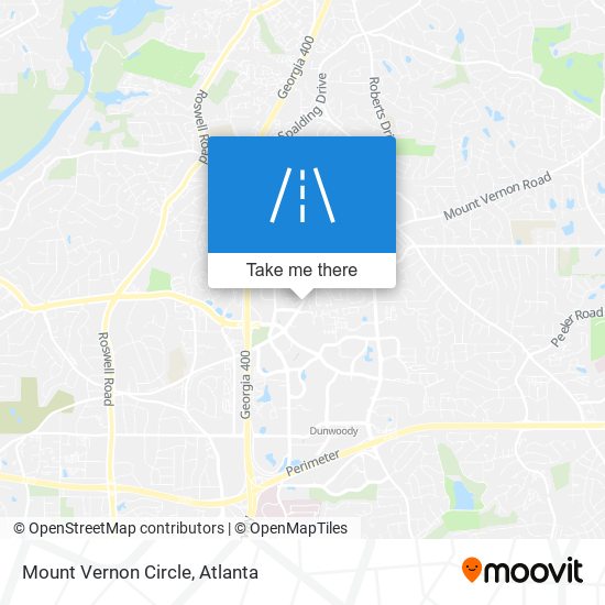 Mount Vernon Circle map