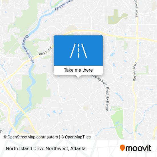 Mapa de North Island Drive Northwest