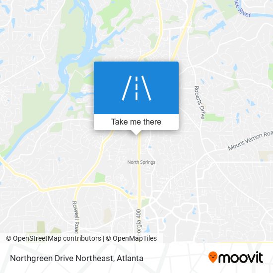 Northgreen Drive Northeast map