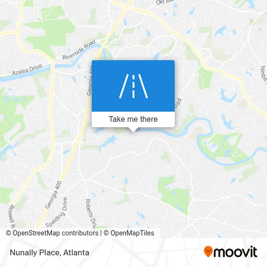 Nunally Place map