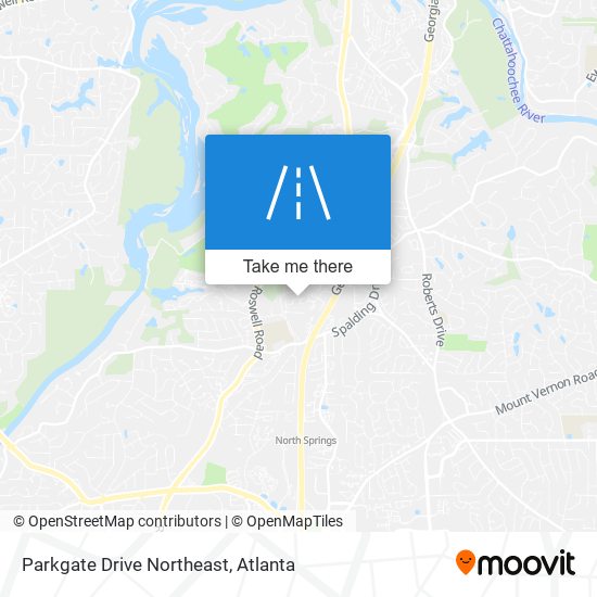 Mapa de Parkgate Drive Northeast