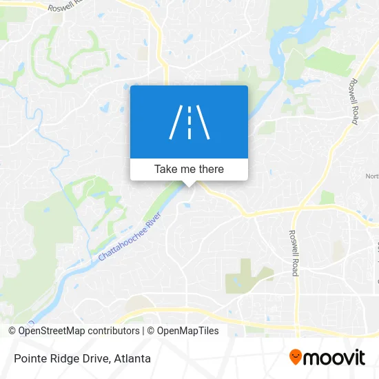 Pointe Ridge Drive map