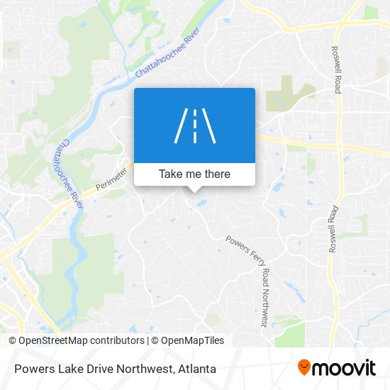 Mapa de Powers Lake Drive Northwest