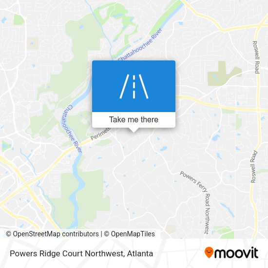 Powers Ridge Court Northwest map