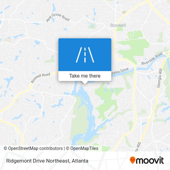 Ridgemont Drive Northeast map