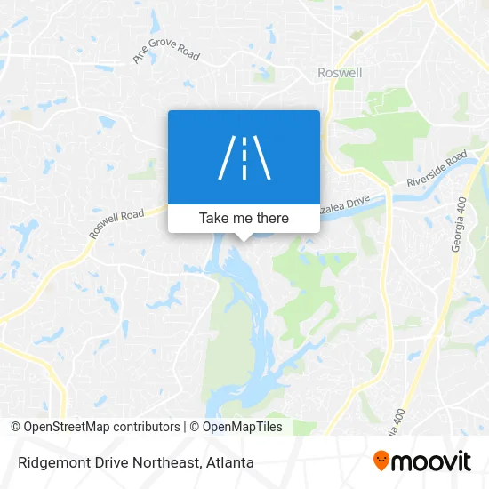 Ridgemont Drive Northeast map