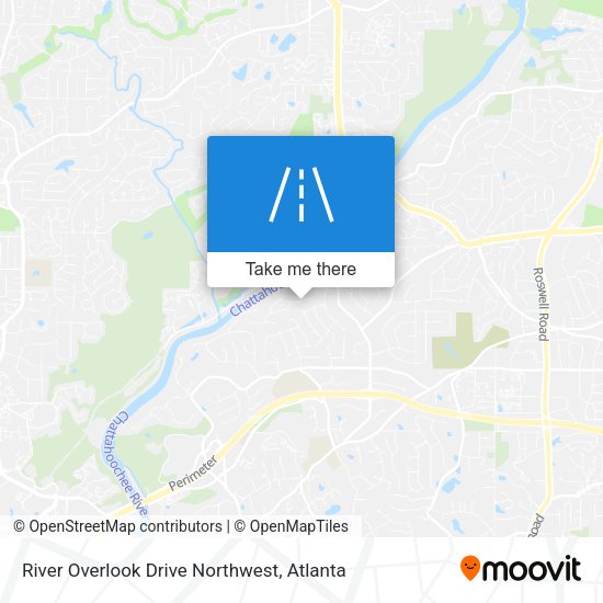 River Overlook Drive Northwest map
