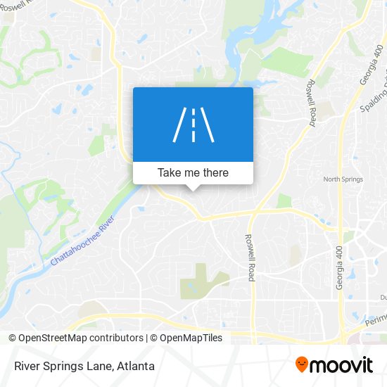 River Springs Lane map