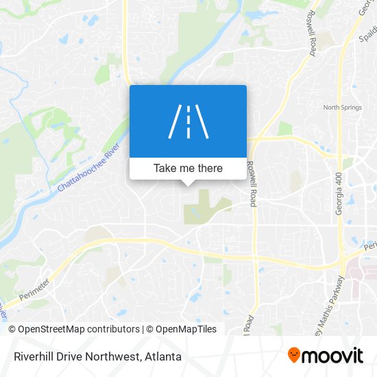 Mapa de Riverhill Drive Northwest