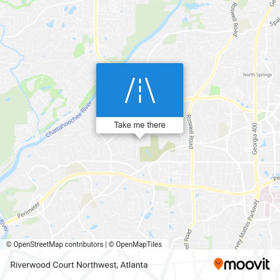 Mapa de Riverwood Court Northwest
