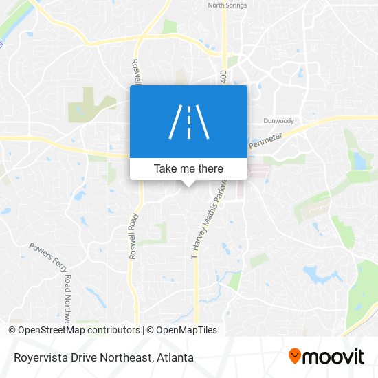 Royervista Drive Northeast map