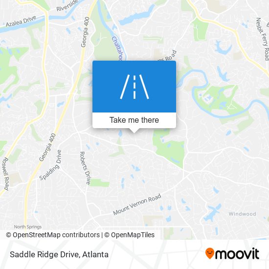 Saddle Ridge Drive map