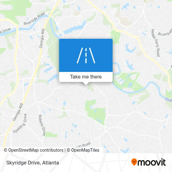 Skyridge Drive map