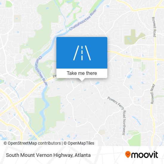 South Mount Vernon Highway map