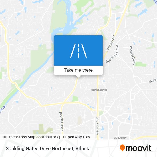 Mapa de Spalding Gates Drive Northeast