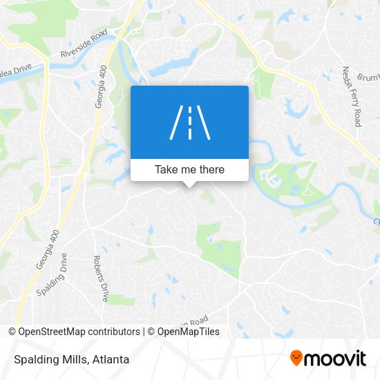 Mapa de Spalding Mills