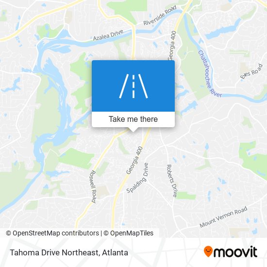 Tahoma Drive Northeast map