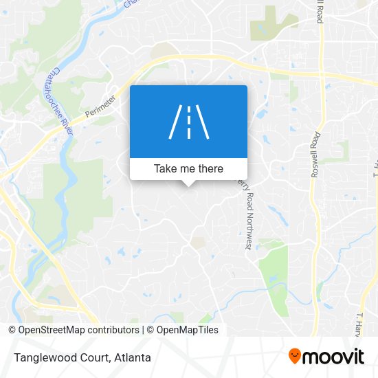 Tanglewood Court map