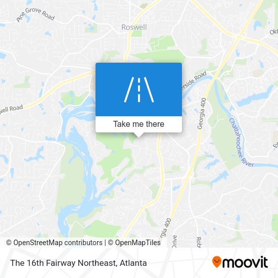 The 16th Fairway Northeast map