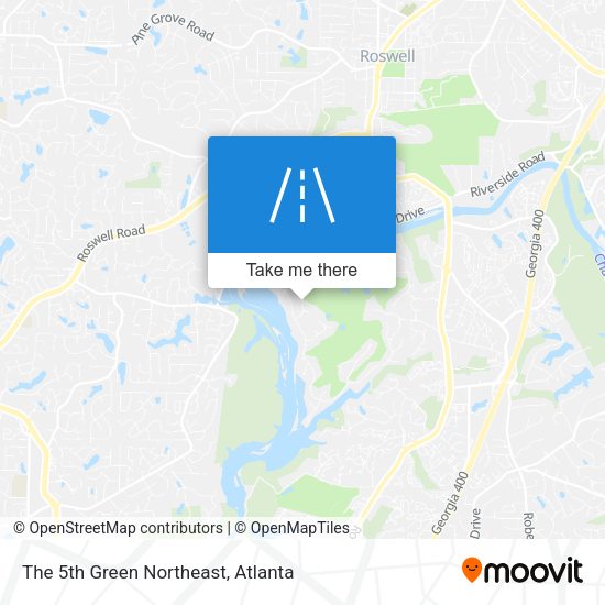 The 5th Green Northeast map