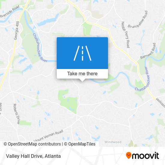 Mapa de Valley Hall Drive