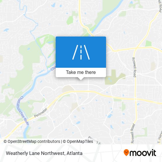 Mapa de Weatherly Lane Northwest