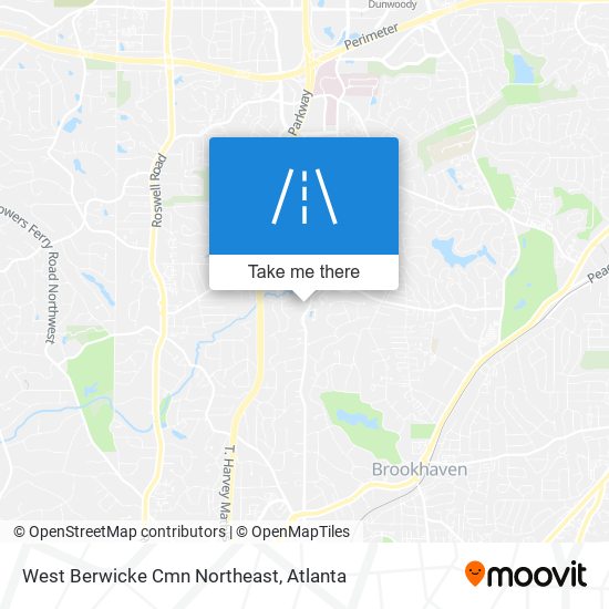 West Berwicke Cmn Northeast map