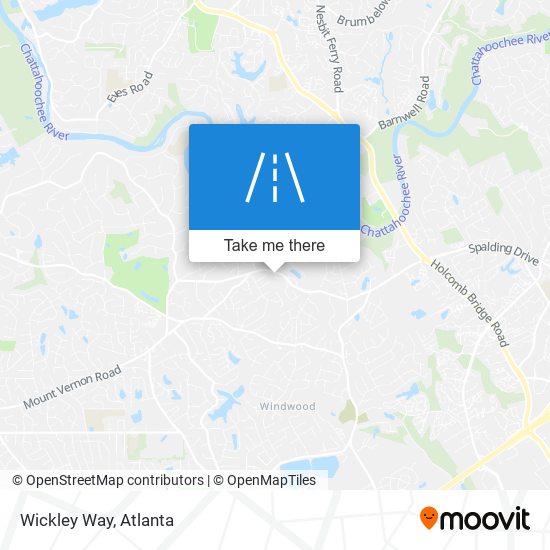 Wickley Way map