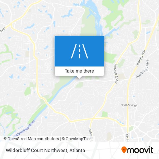 Mapa de Wilderbluff Court Northwest