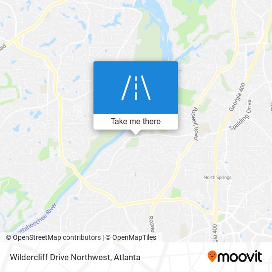 Wildercliff Drive Northwest map