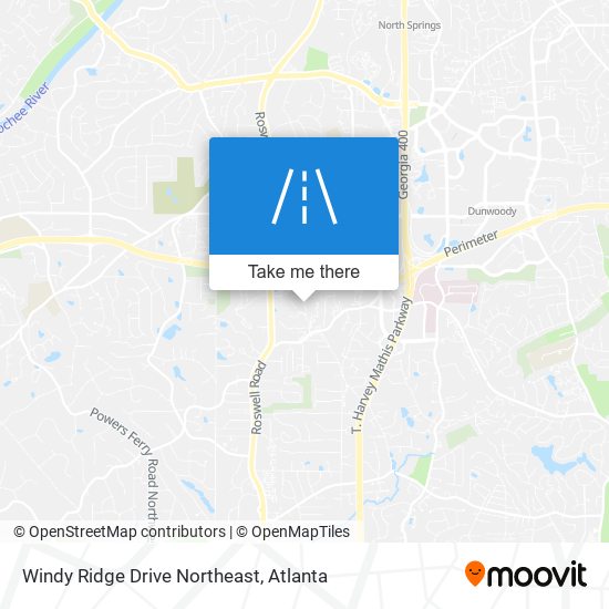 Mapa de Windy Ridge Drive Northeast