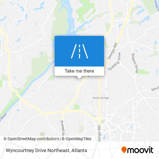 Mapa de Wyncourtney Drive Northeast