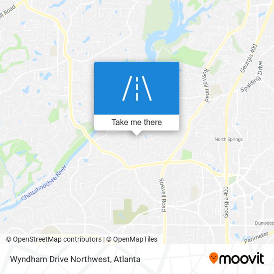 Wyndham Drive Northwest map