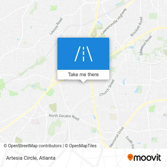 Artesia Circle map