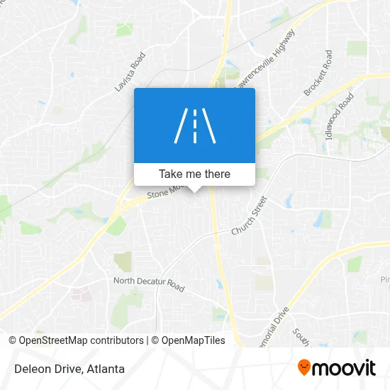 Deleon Drive map