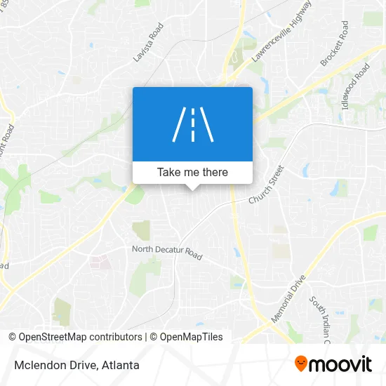 Mclendon Drive map
