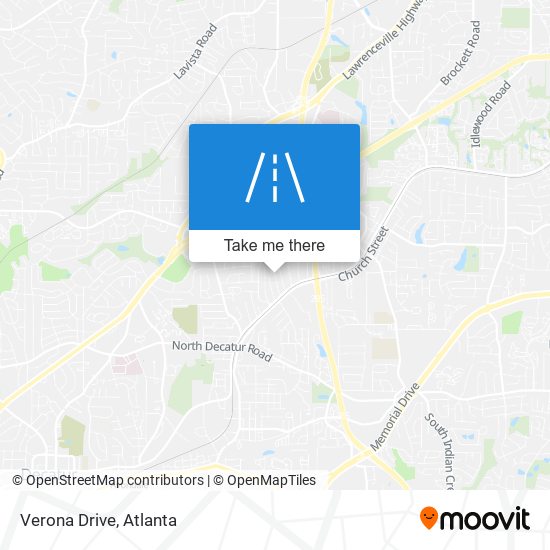 Mapa de Verona Drive