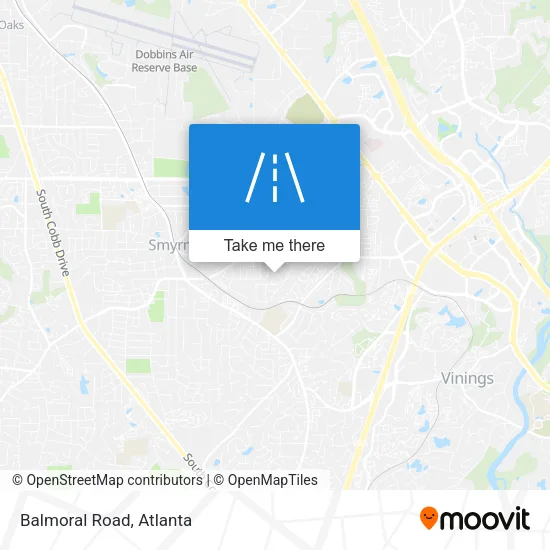 Balmoral Road map