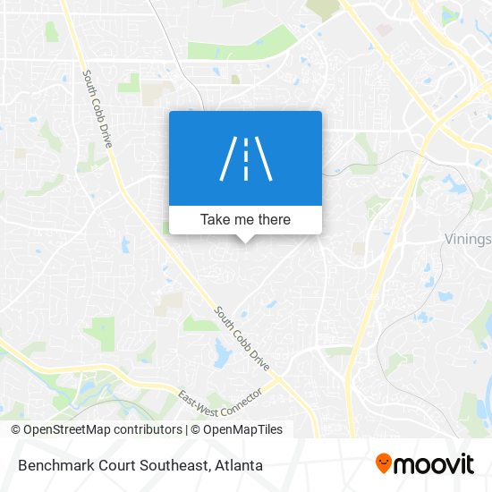 Mapa de Benchmark Court Southeast