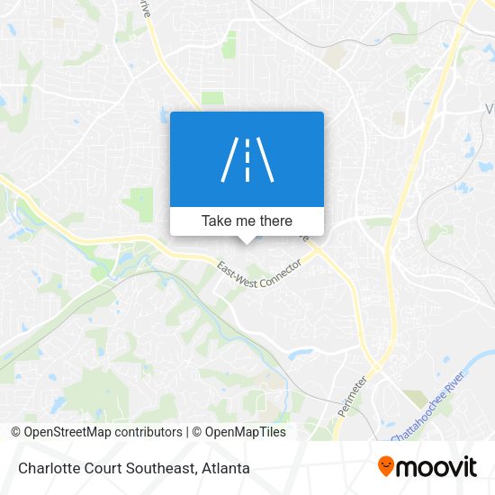 Charlotte Court Southeast map