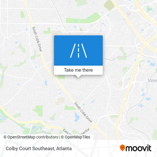 Mapa de Colby Court Southeast