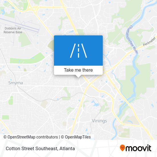 Cotton Street Southeast map