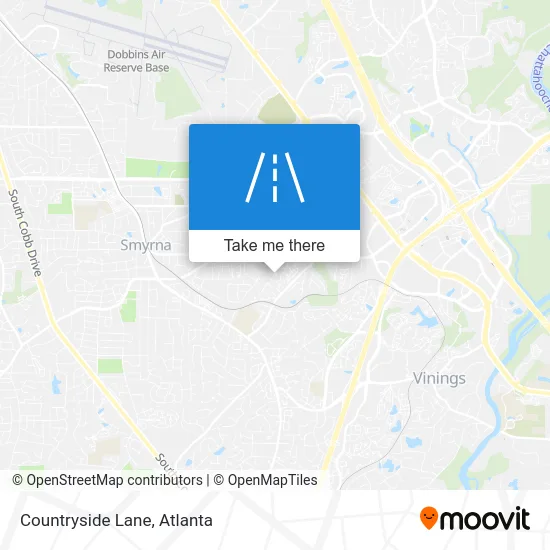 Countryside Lane map