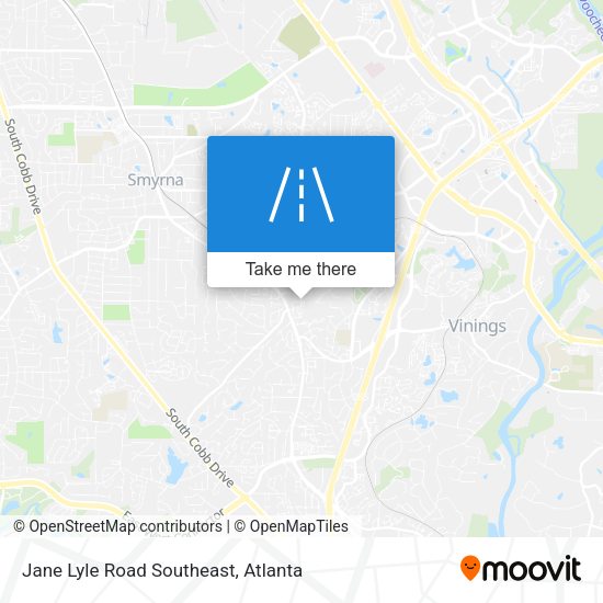 Mapa de Jane Lyle Road Southeast