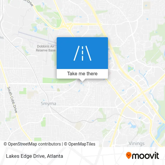 Lakes Edge Drive map