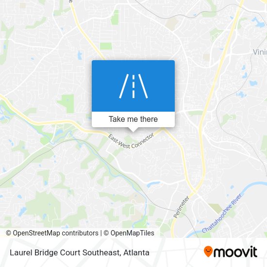 Mapa de Laurel Bridge Court Southeast