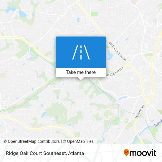 Mapa de Ridge Oak Court Southeast