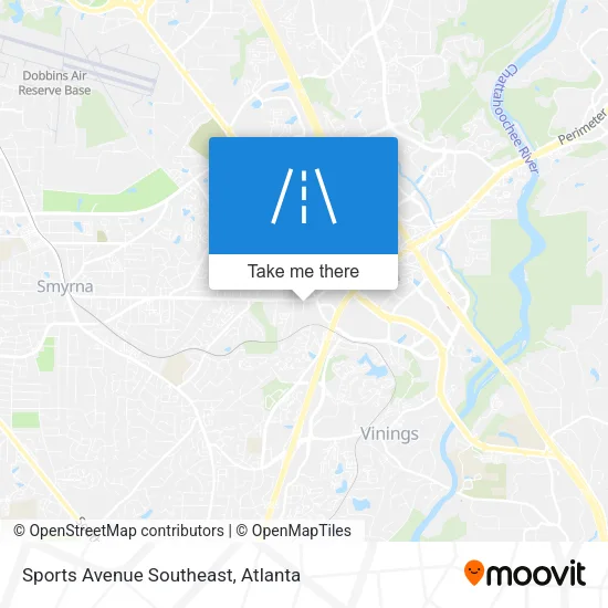 Mapa de Sports Avenue Southeast